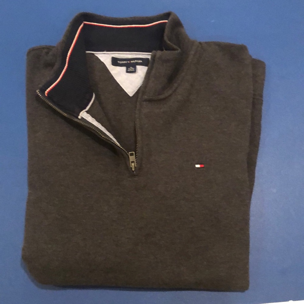 Tommy Hilfiger Mens long sleeve quarter zips; ($14 for both )
